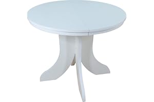 moebel direkt online Esstisch 90-130 cm Anton weiß