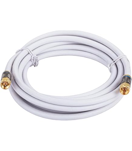 100M witte RG6 coaxiale kabel - koper - antenne satelliet freeview draad reel drum