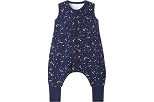 Owlivia 1.0 Tog Baby Schlafsack aus 100% Bio-Baumwolle mit Füßen - Ganzjähriger Komfort für Ihr Kleinkind
