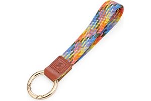 SENLLY Lanière de Poignet, Extensible Courte Porte-Clés Courroie, Conception Anti-Chute Élastique Originale