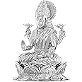 Joyalukkas 92.5 Purity Lord Laxmi Solid Silver Idol, Idol