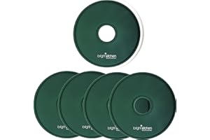 Bright Kitchen 4 Fruchtleder Silikon Dehydrator Blätter mit Kanten - ungiftig für Nesco runde Dehydratoren Lippenform halten Teig Flüssigkeiten Obst Frucht Leder Kreis Wiederverwendbar Antihaft