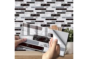 ALWAYSPON Wall Tile Transfers Sticker for Home Decor, Peel & Stick self-Adhesive splashback, Tile Decals for Living Room Kitchen Bathroom Decor, 27 Pieces