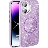 Microsonic Apple iPhone 16 Kılıf GlamGrip Luxe Lila [iPhone 16 ile Uyumlu Kılıf - Lila]