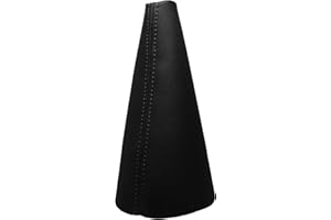 JPstraps - Funda Palanca de Cambios de Cuero Piel Natural Color Negro Compatible con Land Rover Freelander I (2004-2006)