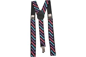 Dress Up America Suspenders for Adults - Party Suspenders - Y Back Adjustable Suspenders for Men, Women, and Teen