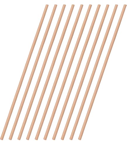 Sourcing Map 6mm Diameter 200mm Length Solid Copper Round Rod Lathe Bar Stock For Diy Craft Cnc Cutting - View #4