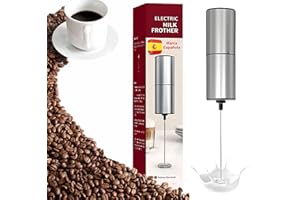 ISP BEST Espumador de Leche Versión 2025 | Batidora de Varillas | Mezclador de Proteinas | Mixer, Milk Frother, Batidor te Matcha | Mini Batidora de Vaso | Espuma Leche | Accesorios cafe