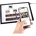 Slide Viewer Light Pad Backlight for Viewing, Scanning Negatives and Slides, Ultra-Thin Light Box Scanner with 3 Adjustable Brightness, USB Powered