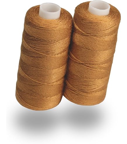 Bobina Di Filo Cordonnet Goldmann 100% Poliestere N.40, 100 Metri, Resistente Per Cucire Jeans, Pelle E Tessuti Pesanti - Scegli Il Colore: Bianco