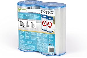 Intex 0775431 Filter Cartridge for Swimming Pool Blue 10,8 x 21,6 x 20,3 cm - set of 2