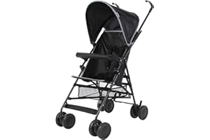 Kidmeister Sitzbuggy S2 Buggy Sportwagen Kinderwagen Jooger (Schwarz)
