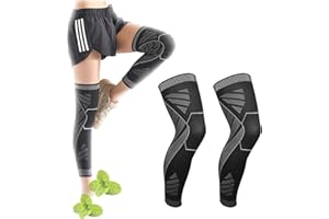 LAKEMON Compression de Jambe complète Flytex, Manchon de Compression de Jambe complète Flytex, Manchons de Compression Flytex pour Genoux et Jambes