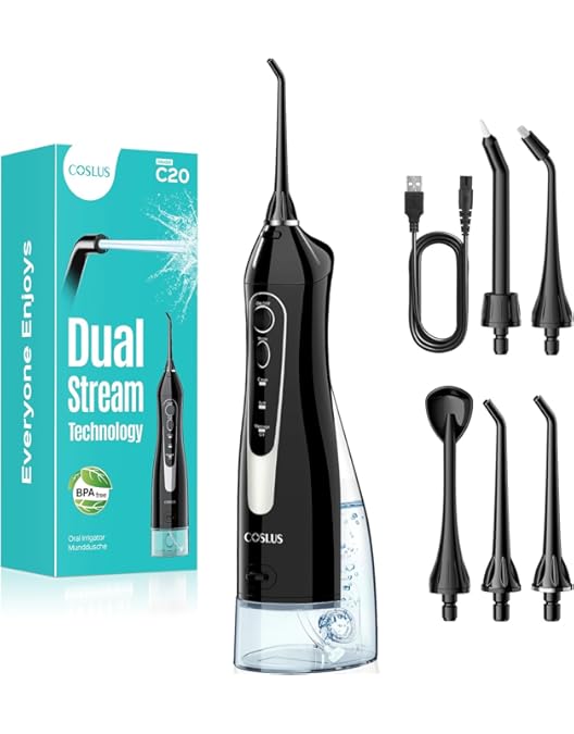 Water Flosser For Teeth Cleaner Rechargeable Oral Irrigator