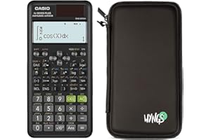 Casio FX-991ES Plus 2nd Edition Scientific Calculator + WYNGS Protective Case Black