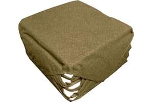 Russo Tessuti 6 CUSCINI Sedie Cucina Coprisedia IMBOTTITI Tinta Unita Vari Colori-Beige