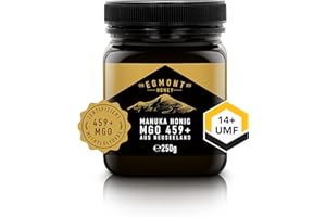 ‎EGMONT HONEY & HEALTH ESTD 2008 Egmont Honey Manuka Honig MGO 459+ Original aus Neuseeland (250g, 500g) (250)