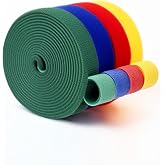 Busstier Adhesive Velcro Cable Organizer 5 Meters Cable Organizer Tape Practical Solution for Home Office and Vehicle