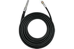 20 Meter Rohrreinigungsschlauch Set für Hochdruckreiniger mit D12 DN12 Stecksystem kompatibel mit KEW Nilfisk Kränzle bully k1152 k2000 serie uvm…