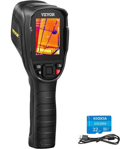 UNI-T UTi220K Caméra Thermique Professionnelle – Résolution 200x150, Détection Température Corporelle 30-45°C, Alarme Haute Température