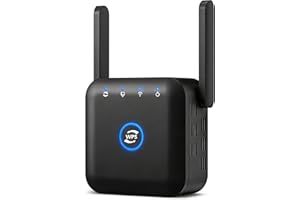 BQYJ WiFi Extender/Repeater，Covers Up to 4500 Sq.ft and 60 Devices, Internet Booster - with Ethernet Port, Quick Setup, Home Wireless Signal Booster-WPS-2Antenna