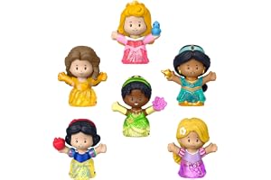 Fisher-Price Little People Disney Princess figurer i glittriga klänningar