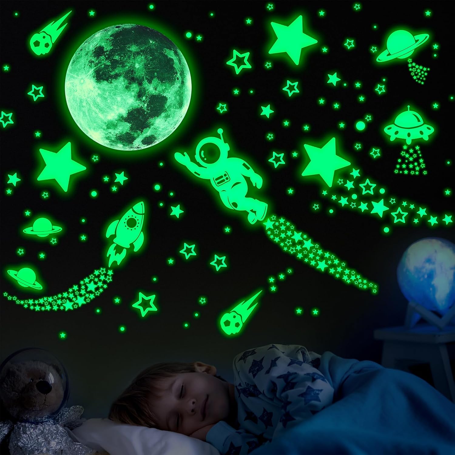 Avis d'Expert & Test Approfondi : ECHOCUBE 1503st Glow in The Dark Wandstickers (Sélection)