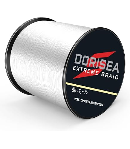 Ligne De Pêche Tressée Doris 16 Brins – 100 à 2000 M, 20 à 500 Lbs, Dyneema