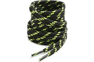 VSUDO Lacci per Scarpe da Trekking, Lacci Resistenti per Stivali da Lavoro, Stringhe Solidi per Stivali da Escursionismo