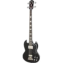 Epiphone EB-3 Bass (Set, SG, 2-PU), Ebony : Amazon.de: Musical 