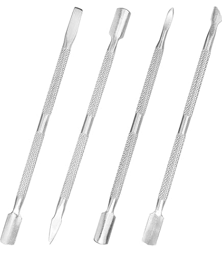 Pingispower Nagelhautschieber-Set – 2-teilig, Edelstahl, Für Maniküre & Pediküre
