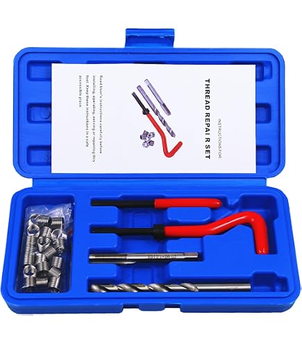Helicoil M6 Lntyq Helicoil Kit De Réparation De Filetage 88 Pièces Helicoil M6 Lntyq Helicoil Kit De Réparation De Filetage 88 Pièces