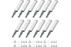 YUDAWN Push to Open otwieracz do drzwi, 12 sztuk, zatrzaski magnetyczne, amortyzatory drzwi, otwieracz ciśnieniowy, do mebli, szuflad, drzwi szafy