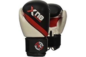 XN8 SPORTS XN8 Boxing Gloves for Training Punch bag-Lamina Hide Leather Mitts For Fighting- Sparring- Muay Thai- Kickboxing-Great for Double End Speed Ball and Focus Pads Punching