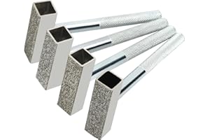 AMZSKU 4 Stück Schleifstein Abrichter, Diamant-Schleifscheibenabrichter zum Schleifen von Entgratungsscheiben, 45 x 10 mm Kopf