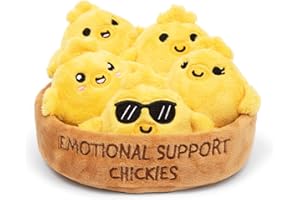 WHAT DO YOU MEME? Emotional Support Chickies - The Original Viral Cuddly Plush Chickies, Unique Gift for Easter, Valentine's Day, Birthdays, Christmas, Friendship & Anniversary's