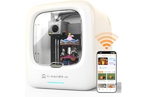 AOSEED X-MAKER JOY 3D Printer for Kids & 3D Printer for Beginners, with Extensive Toy Library & Customization Tool, Wi-Fi & App Control, Build STEM Toys, Includes 15+ Mini 3D Design Modules