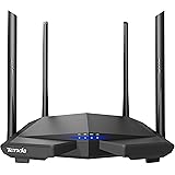 Tenda AC6 AC1200 Dual Band Wireless Cable Router,867Mbps/5GHz+ 300Mbps/2.4GHz, IPV6, Parental Control, Guest Network, 4*5dBi 