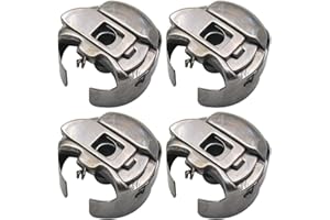 CKPSMS Brand - # BC-DBZ(3)-NBL Small L Size Pigtail Embroidery Bobbin Cases Compatible with/Replacement for Barudan Brand Melco Brand SWF Brand Tajima Brand Ricoma Brand MT-1501(4PCS)