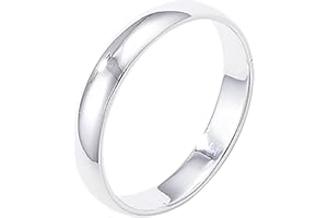 Aeon 925 Sterling Silver Court Wedding Ring – 3mm & 5mm | Comfort Fit for Men & Women | Sizes J-Z | Premium Quality for Life's Special Moments