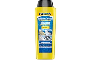 Rain-X Renovador de Faros y Limpiador Extremo – Restauración y Limpieza Profunda de Faros y Parabrisas – 325ml
