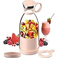 Portable Blender Personal Blender Portable Electric Juicer Kettle Bottle for Shakes, Mini Fruit Battery Rechargeable Portable USB Blender Smoothie maker Assorted Colour!