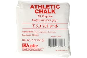 POWER SYSTEMS Mueller Unisex' s Weight Lifting Chalk, White, Single 2oz Block MU070501A