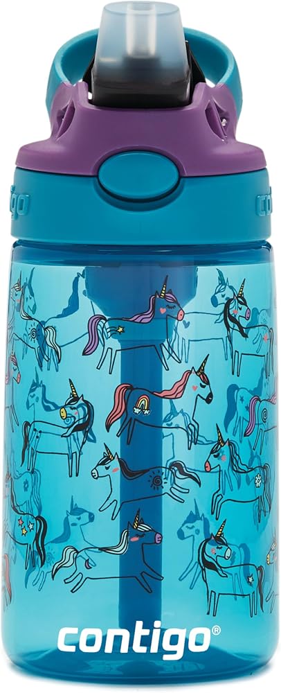Contigo Gizmo Flip Pro Unicorn Tritan Çocuk Suluğu 420 Mavi