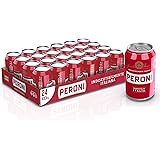 Peroni Birra, Cassa con 24 Birre in Lattina da 33 cl, 7.92 L, Birra Lager con Malto 100% Italiano dal Gusto Moderatamente Ama