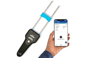 Bluelab METPULSE Pulse Meter Wasser 3-in-1 Feuchtigkeit/Nährstoff (TDS)/Temperatur Test Kit für Erde, Kokos, und Lösung, Tester für Hydroponische System und Indoor-Pflanzen wachsen, Clear