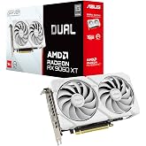 ASUS DUAL-RX9060XT-16G-WHITE-AMD-RADEON-RX 9060 XT-16G-16GB GDDR6-128bit-3250MHz-HDMI-2xDP-EKRAN KARTI