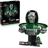 LEGO Marvel Doktor Doom B&uuml;st&uuml; 76345 | Yetişkinler i&ccedil;in Minifig&uuml;r ve Dekoratif İsim Levhası İ&ccedil;eren Dekoratif Model Yapım Seti,