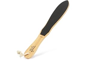Robin Goods® Lima per piedi raspa per calli in legno, grossa e fine | Lima per calli, rimuovi calli in confezione priva di plastica, per rimuovere calli e duroni (1 pezzo)