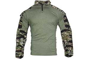 EMERSONGEAR Men's Tactical Shirt,Gen3 Airsoft Combat Army Paintball Quick Dry Long Sleeve BDU T-Shirt Top
